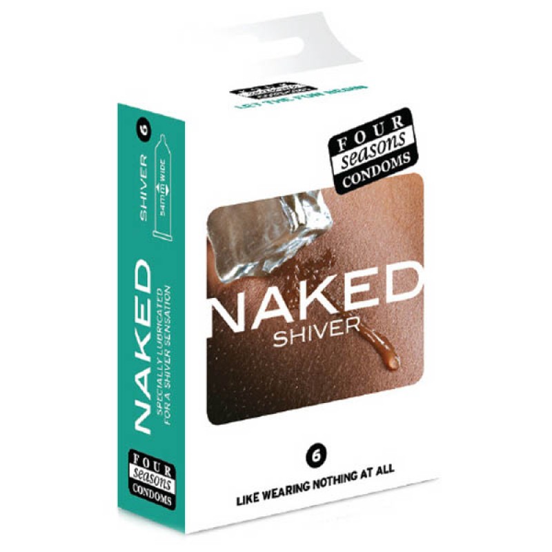 Four Seasons Condoms Naked Shiver 6 Pack